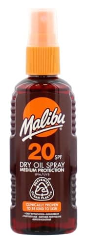 Image of Malibu Sun SPF 20 Dry Oil Spray with Medium Protection, Water Resistant, 100ml