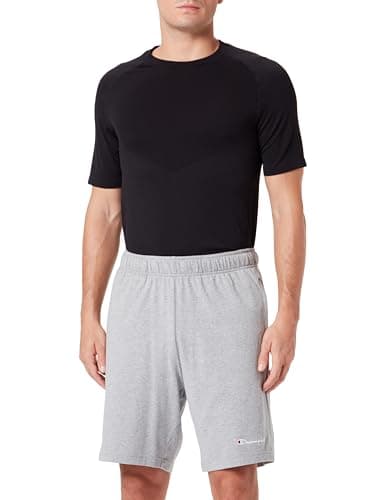 Image of Champion Legacy Authentic Pants-PRO-Jersey Shorts Mens, Grigio Melange Chiaro, XL