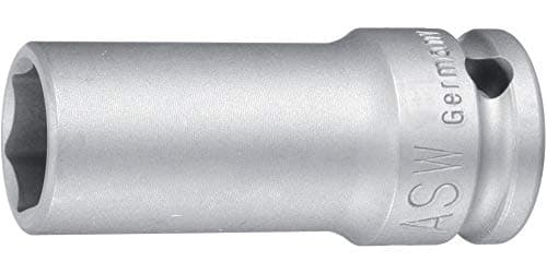 Image of ASW 74054 Long Impact Socket, Silver, 3/4-Inch Hex 30 mm