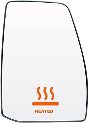 Image of BIAREN Wing Mirror Glass Heated Right Driver Side for Ford Transit Custom 2012 Onwards BK2117K740BB 1766584