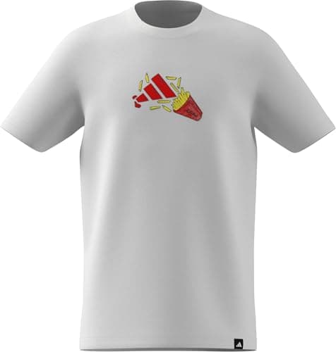 Image of adidas Unisex Kids Food Pack Graphic T-Shirt Junior, White/red, 11-12 Years