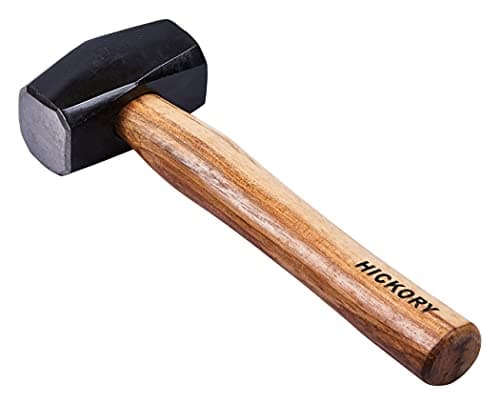 Image of Amtech - Club Hammer, Drop Forged Head with Chamfered Edges, Hickory Handle, Excellent Shock Absorption, Ideal for Stonework and Site Use (35oz / 1kg)