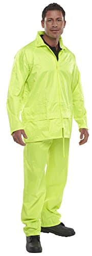 Image of NYLON B-DRI SUIT SATURN YELLOW XXXXL