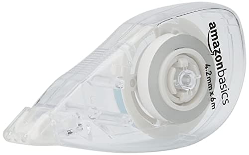 Image of Amazon Basics Correction Tape 4.2mm x 6m, 10 Pack