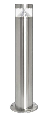 Image of Long Life Lamp Company Modern LED Bollard Post Light Outdoor Garden Ground Post Cool White Stainless Steel ZLC022CW