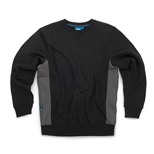 Image of Tough Grit 2-Tone Sweatshirt Black/Charcoal Size XXXL