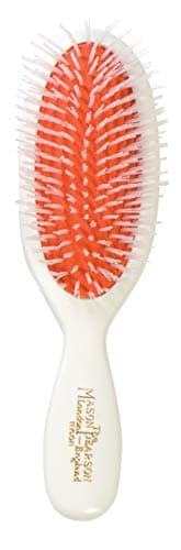 Image of Mason Pearson N4 Nylon Pocket Hair Brush, White