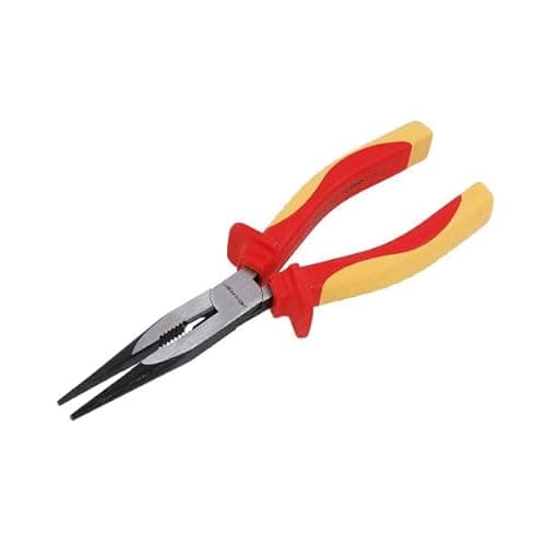 Image of Neilsen CT5678 8in / 200mm VDE Long Nose Plier - 1000V Rated | Chrome Vanadium | Ideal for Electrical Work Applications