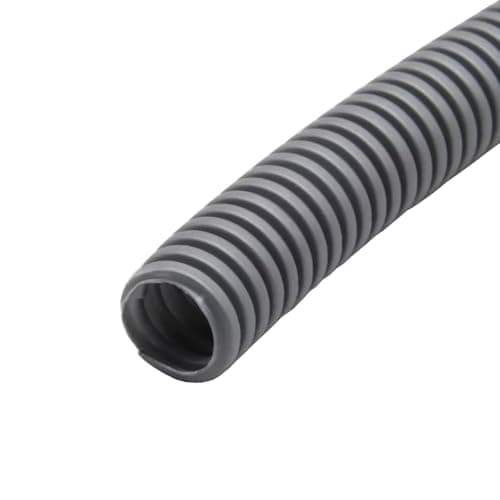 Image of MOCNT Conduit Cable Auto Non Split Loom Tubing Wire Polyethylene Corrugated Flexible Conduit Tube Cable Management Protection Pipe Cable Tidy Organiser Trunking Grey 25mm 3meter