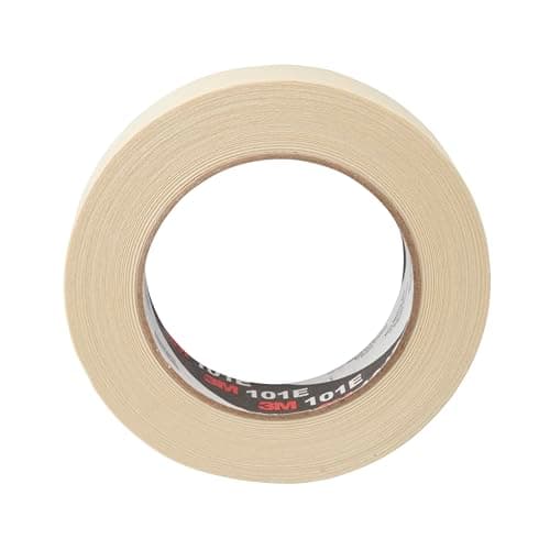 Image of 3M 101E Value Masking Tape, 36 mm x 50 m, Beige (Pack of 6)