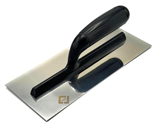 Image of CCA Plastering and Floor Screeding hand finishing trowel 11” stainless steel for plaster screed cement mortar render and joint compound 280mm x 115mm