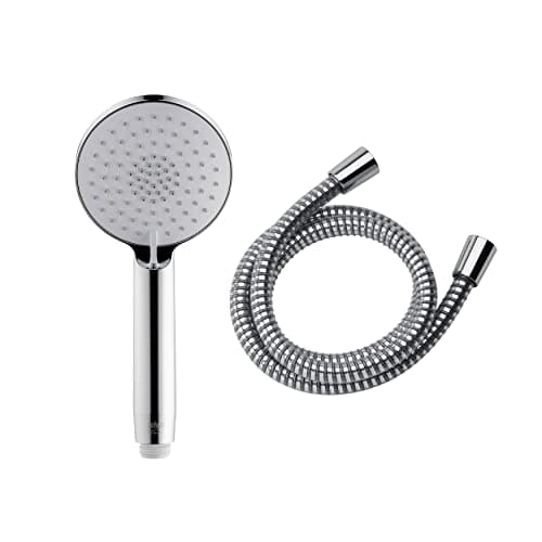 Image of Mira Showers Zest 90mm 3-Spray Eco Shower Head and Hose - Chrome