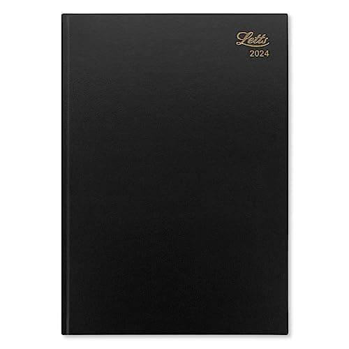 Image of Letts Standard A4 week to view 2024 diary - black