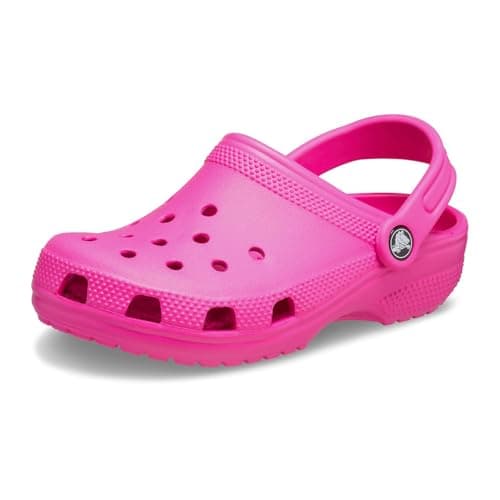 Image of Crocs Unisex Kids Classic Clog T Clog, Pink Crush, 9 UK Child