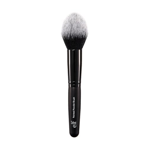 Image of e.l.f. Pointed Powder Brush, Vegan Makeup Tool, Tapered End, For Flawless Contouring & Highlighting