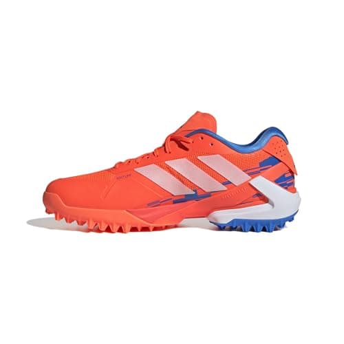 Image of adidas Unisex Adizero LUX 3 Hockey Shoes, Team Solar Orange/Zero Metalic/Bright Royal, 14 UK