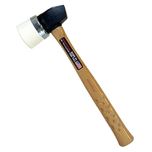 Image of Powernail 3MI Iron White Capped Rubber Mallet for Flooring Nailers & Staplers (2.6 lbs)