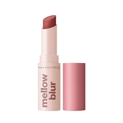 Image of Max Factor Mellow Blur Lipstick, 10 Mochi Mauve, Lipstick, Soft-Blurring, Instant Blur, Pillow-Soft Lips, Buildable, Soft-Matte Pigment, 3.5g
