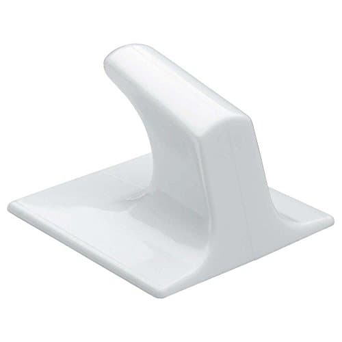 Image of Dzina New Self Adhesive Hooks Large Square 50mm x 50mm White 2 Hooks
