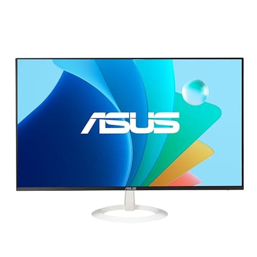 Image of ASUS VZ24EHF-W Eye Care Gaming Monitor – 24-inch (23.8-inch viewable), IPS, Full HD, Frameless, 100Hz, Adaptive-Sync, 1ms MPRT, HDMI, Low Blue Light, Flicker Free, Wall Mountable