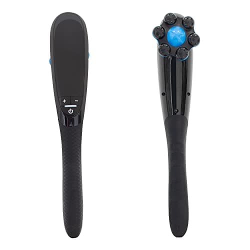 Image of Bauer Professional Cordless Handheld Deep Tissue Massager/Back, Neck and Shoulder Massager / 6 Interchangeable Heads/Adjustable Intensity/Rechargeable/Easy Grip Handle