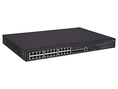 Image of HP 5130-24G-PoE+-4SFP+ (370W) EI - network switches (L3, Managed, Gigabit Ethernet (10/100/1000), IEEE 802.3, 16384 entries, 128 Gbit/s) (Refurbished)