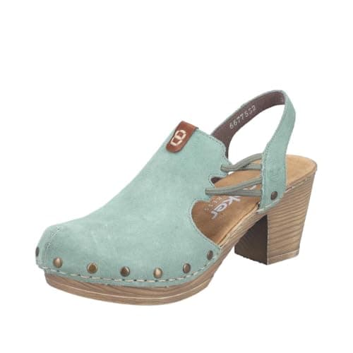 Image of Rieker Women's 66775 Sling Pumps, Green, 42 EU