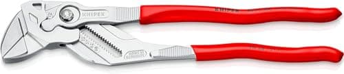Image of KNIPEX Pliers Wrench Pliers and a Wrench in a Single Tool in Blister Chrome-Plated with Plastic Coating 300 mm, 86 03 300 SB