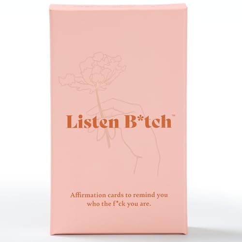 Image of Listen B*tch Affirmation Cards | 50 Daily Affirmations to Remind You Who The F*ck You are