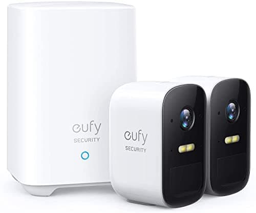 Image of eufy Security, eufyCam 2C Wireless Home Security Camera System, 180-Day Battery Life, HD 1080p, IP67 Weatherproof, Night Vision, Compatible with Amazon Alexa, 2-Cam Kit, No Monthly Fee (Renewed)