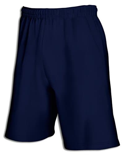 Image of Fruit of the Loom Men's Lightweight Shorts, Deep Navy, Large