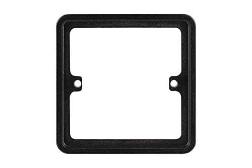 Image of Schneider Electric Lisse Screwless Deco - Single Socket Spacer, GGBLSPC1BS, Black