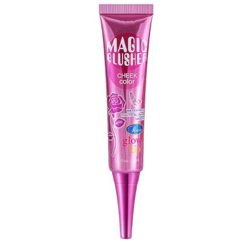 Image of Magic Colour Changing Liquid Blusher - Temperature Sensitive Cream Blush & Lip Tint - Waterproof, Long Lasting & Highly Pigmented - 30ml