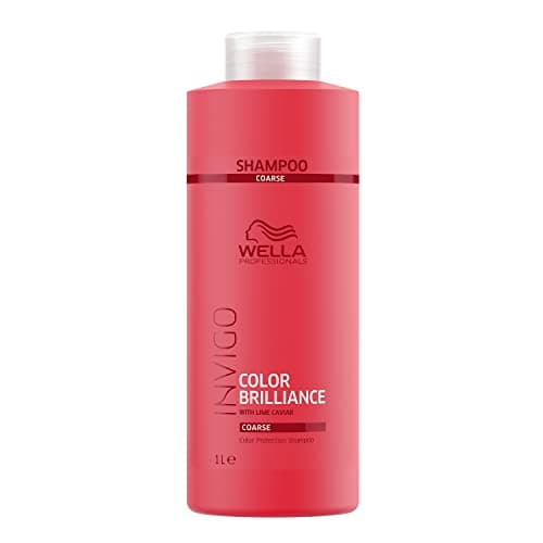 Image of Wella Professionals Invigo Color Brilliance Professional Hair Care, Colour Protection for Coarse Hair, Vibrant Hair Colour, Shampoo 1L