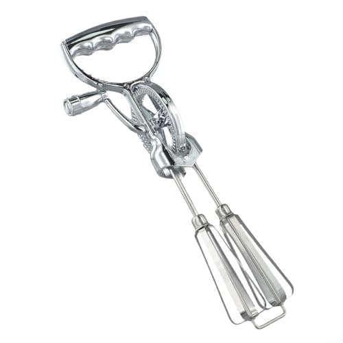 Image of Top Grade Stainless Steel Rotary Hand Whip Whisk, Time saving and Efficient