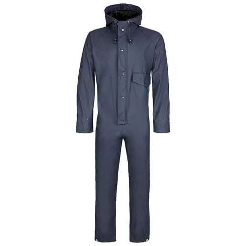 Image of Fort - Flex Coverall - Navy Blue Overalls - Small - Waterproof Overalls - Coverall Boilersuit - Overalls Men - Durable Mens Coveralls - Comfortable Workwear - Work Overalls for Men