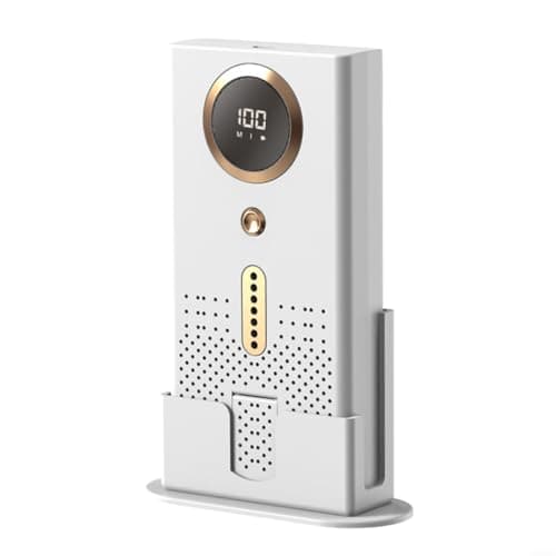 Image of GANCEI Portable USB Air Purifier and Essential Oil Diffuser, Quiet Operation Removes Formaldehyde for Home Office Car Camping, Compact Rechargeable Cleaner Unit White(White + Gold)