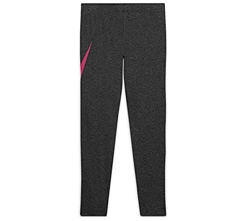 Image of Nike CU8943-032 G NSW Favorites GX Legging Leggings Girls Black Heather/(Fireberry) XS
