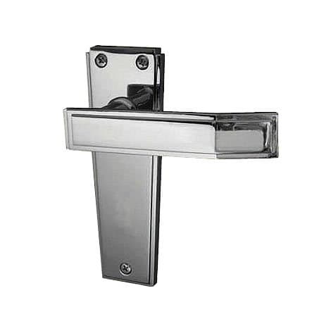 Image of Jedo Door Handles with Latch - Contemporary Design - Polished Chrome Finish