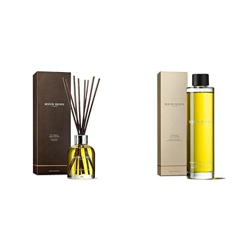 Image of Molton Brown Re-Charge Black Pepper Aroma Reeds 150 ml & Refill 150 ml