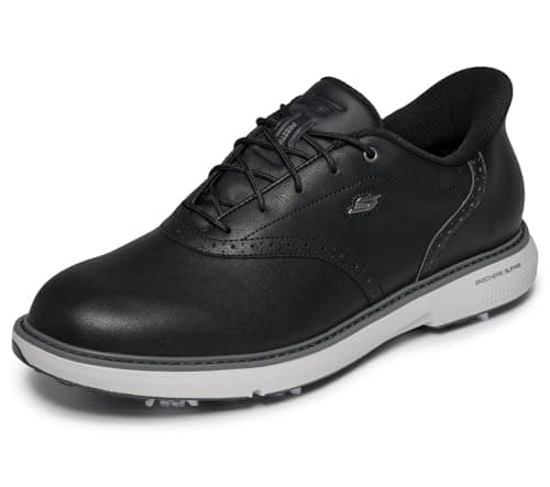 Image of Skechers Men's Go Golf Prestige Sneaker, Black, 9 UK
