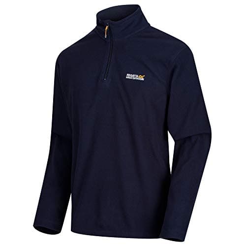 Image of Regatta Mens Thompson Fleece Anti-Pill Midlayer Top Navy