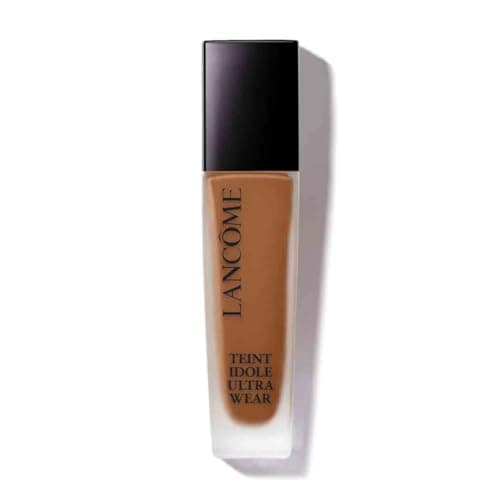 Image of Lancôme Teint Idole Ultra Wear Foundation, Up to 24H Longwear Liquid Foundation, Full Coverage, Natural Matte Finish, Hyaluronic Acid & SPF 35, 445N: Medium-Deep/Neutral/Peachy Undertones, 30ml
