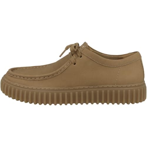 Image of Clarks Originals Unisex's Torhill Lo Shoe, Dark Sand Lea, 8.5 UK