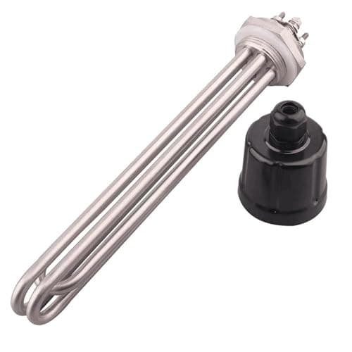 Image of 220V/380V DN32 Thread Water Heater Electric Immersion Tubular Heating Element 42mm For Boiler/Brewing 2KW 3KW 3750W 4.5KW 6KW 1Pcs(SUS304,WITH FEMALE FITTING_2KW 205MM)