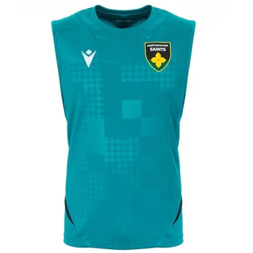 Image of Macron Northampton Saints 2025/26 Mens Training Poly (UK, Alpha, 4XL, Regular, Regular, Green)