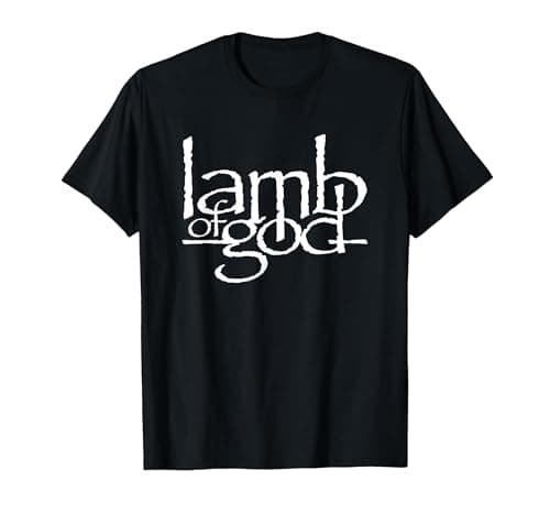 Image of Lamb of God Stacked Logo T-Shirt, Men, Black, XX-Large