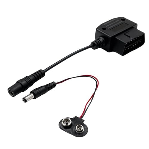 Image of BOROCO OBD2 Memory Saver, 9V OBD2 Memory Saver for Car Battery Replacement – 16-Pin ECU & Radio Code Keeper, Plug and Play Automotive Memory Retention Cable