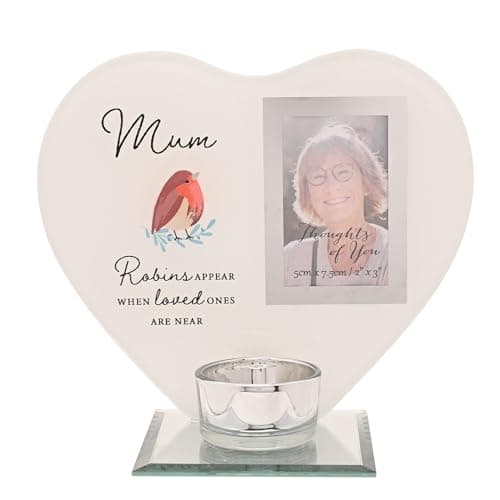 Image of Thoughts of You Tea Light Holder with Photo - Mum - TY387M