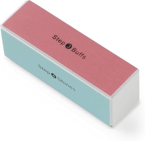 Image of Manicare Nail Buffing Block, 4 Sided Nail File And Buffer, Shapes, Styles, Smooths, Polishes, Removes Ridges, Glossy Shine, Professional Sanding Block, Easy To Use Manicure Tool For Home Or Salon Use